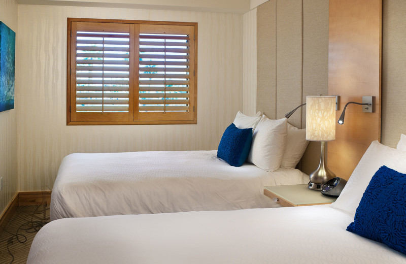 Guest room at Pier South Resort.