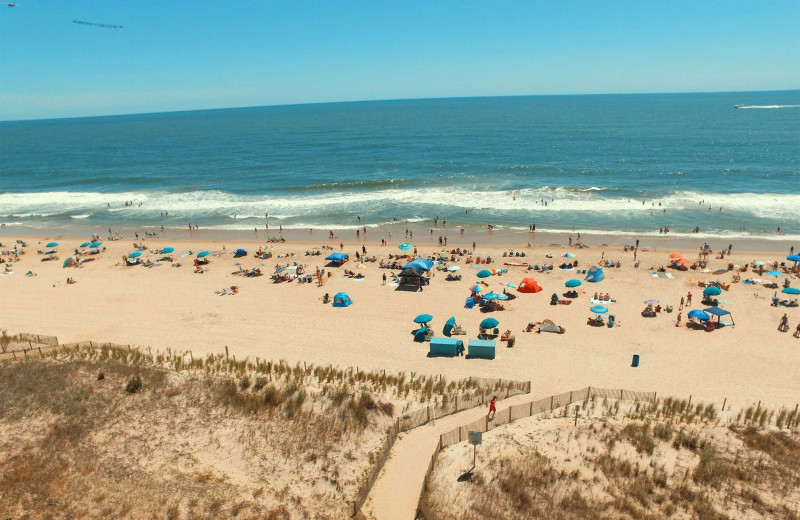 Beach at Atlantic Oceanfront Inn.