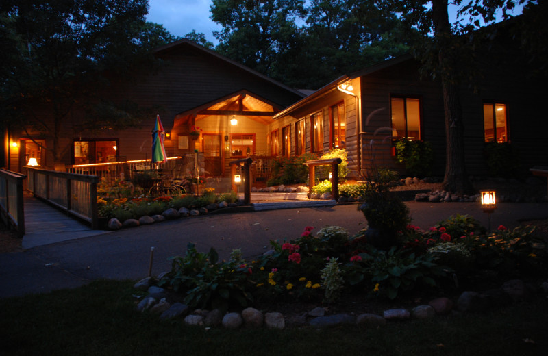 Exterior view of Lost Lake Lodge.
