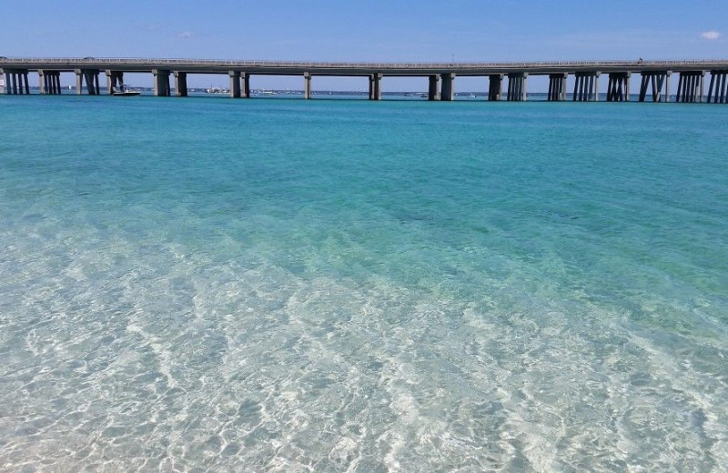 Beach at The Islander in Destin.