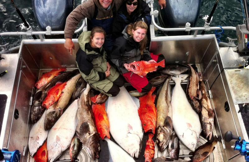 Fishing at Port Lions Lodge.