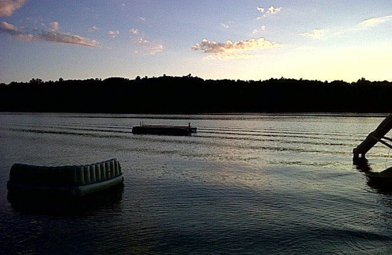 Lake view at Moore Springs Resort.