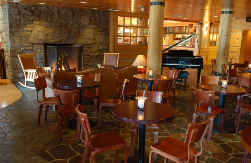 Fireside at The Heathman Lodge.