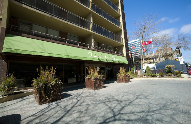 Exterior view of Town Inn Suites.