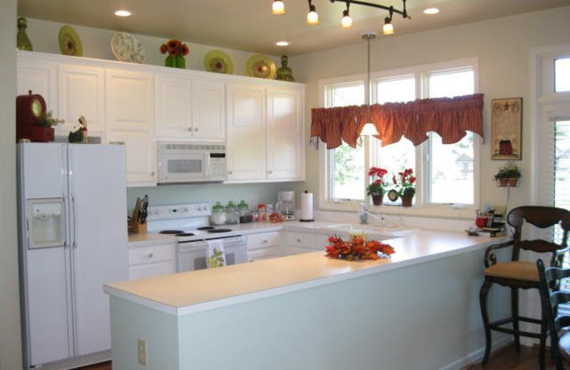 Rental kitchen at Jefferson Landing.