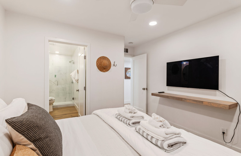 Rental bedroom at Marina Del Mar Condominium.