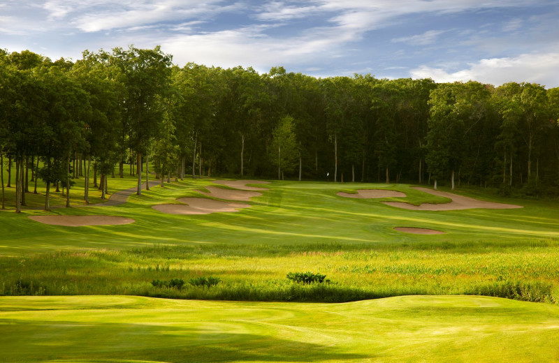 Golf course at Cragun's Resort and Hotel on Gull Lake.