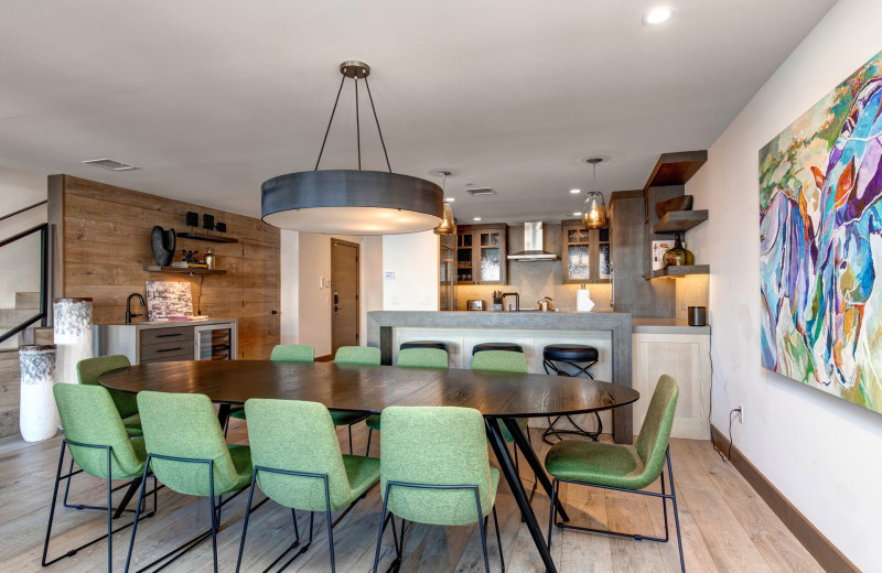 Rental kitchen at Park City Rental Properties.