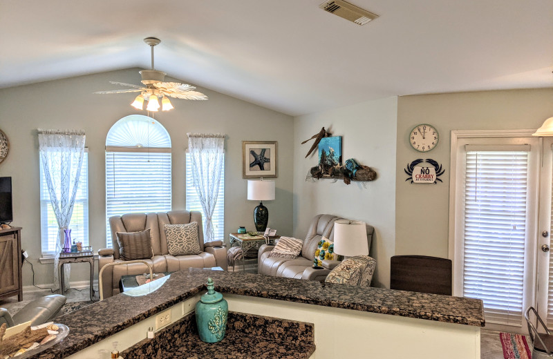Rental interior at Sunset Properties.