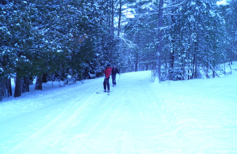 Skiing at Westwind Inn on the Lake.