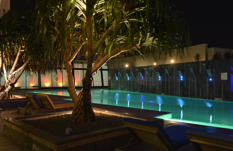 Outdoor pool at Circle on Cavill.