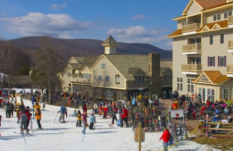 Skiing at Jiminy Peak Mountain Resort.