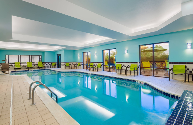 Indoor pool at SpringHill Suites Cleveland Solon.