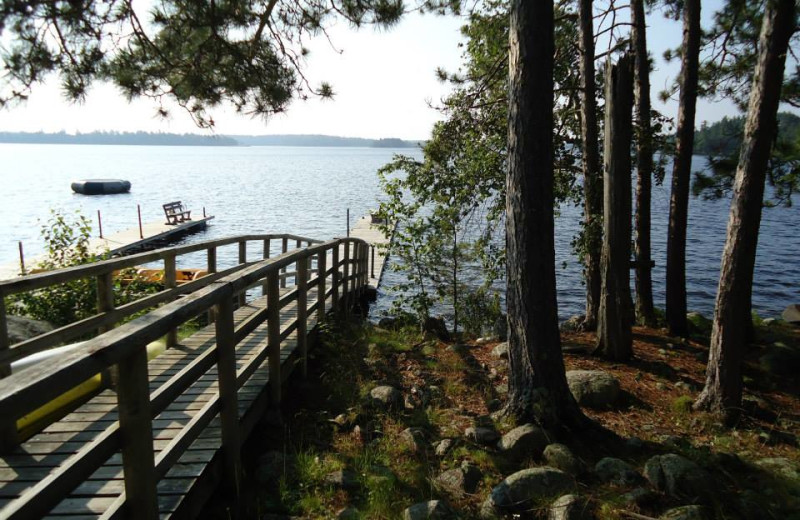 The lake at Big Lake Wilderness Lodge.