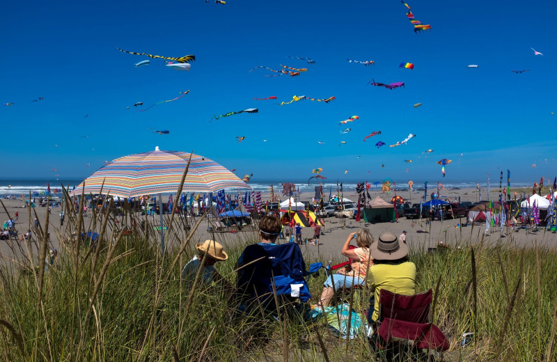 Kites at Oceanfront Getaways.