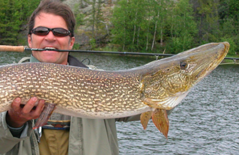 Fishing at Lawrence Bay Lodge.