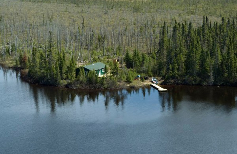 Aerial View of All Canadian Fly-In Lodge & Outposts at Kesagami