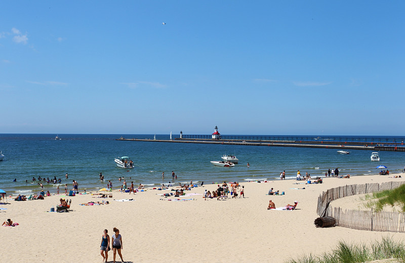 Beach at Silver Beach Hotel.