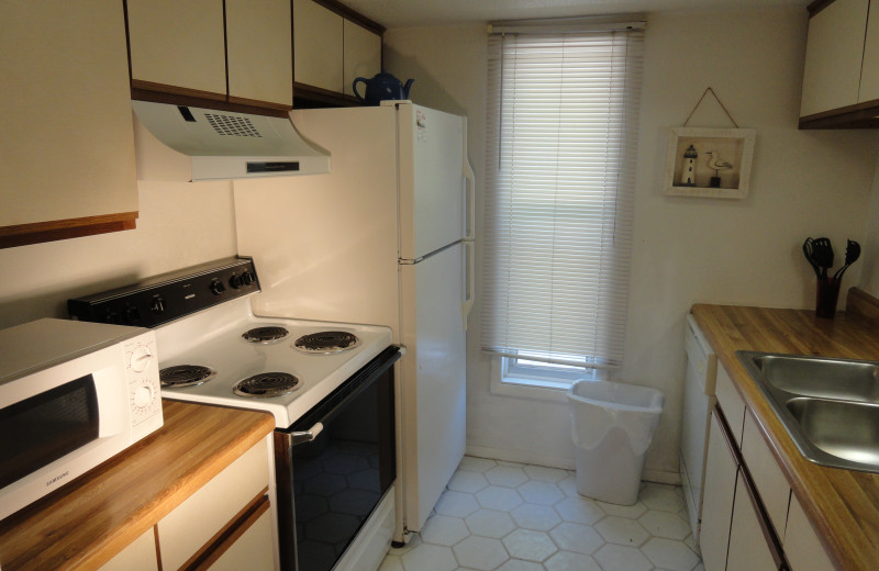 Guest kitchen at Bermuda Bay Resort.