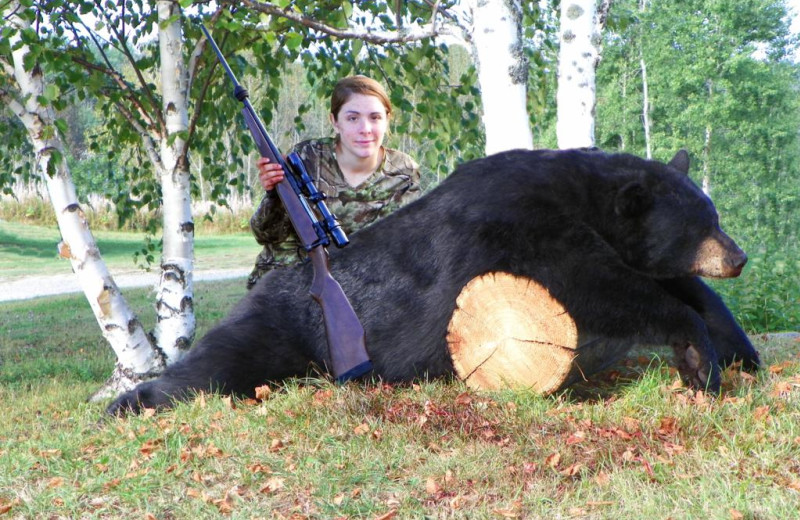 Hunting at Bay Wolf Camp.