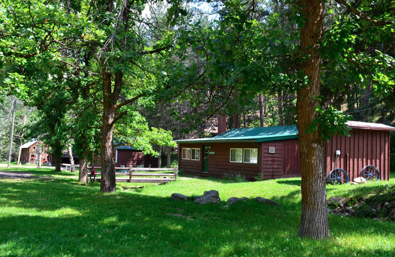 Cabin exterior at Backroads Inn and Cabins.