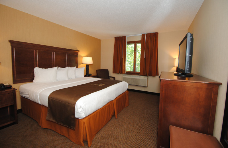 Guest room at Black Swan Inn.