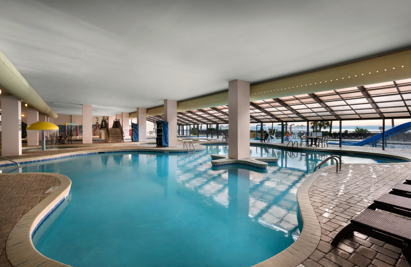 Indoor pool at The Breakers Resort.