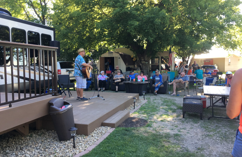 Live music at Ten Mile Lake Resort.