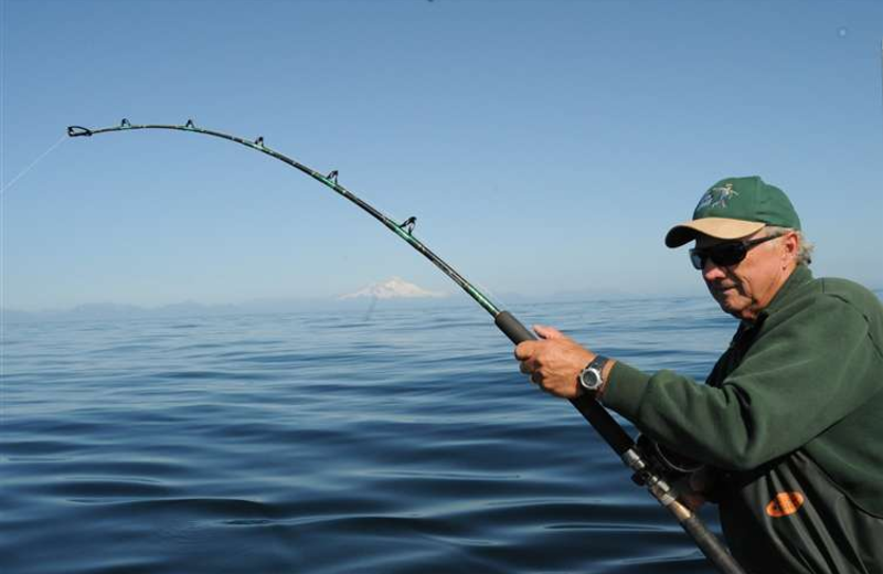 Fishing at Gone Fishin' Lodge.