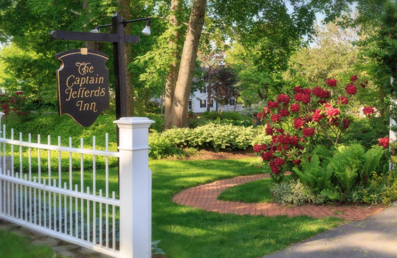 Garden at The Captain Jefferds Inn.