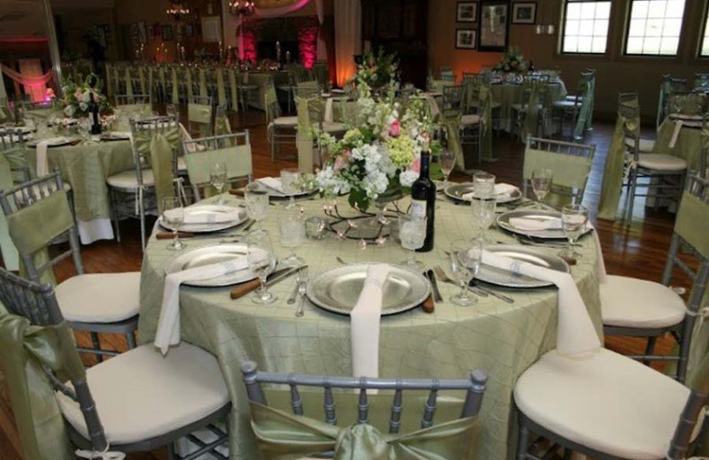 Wedding reception at Fontana Village Resort.