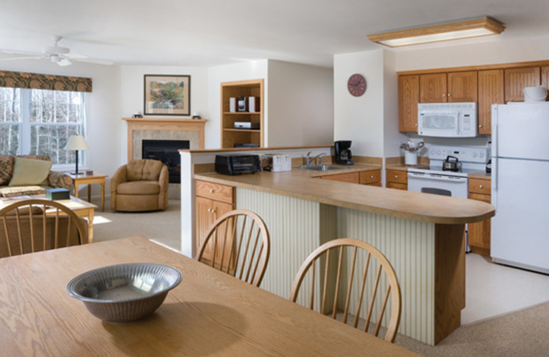 Rental interior at Smugglers' Notch Resort.
