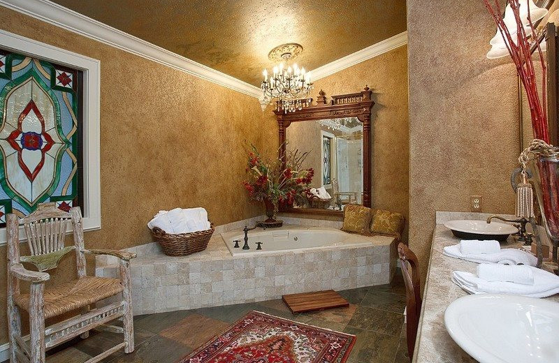 Rental bathroom at BlueSky Vacation Homes.