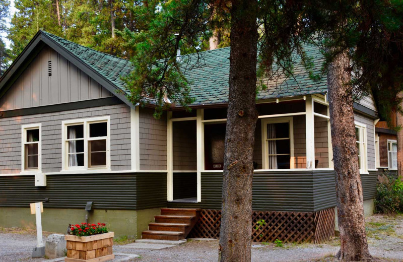 Cabin exterior at Johnston Canyon Lodge & Bungalows.