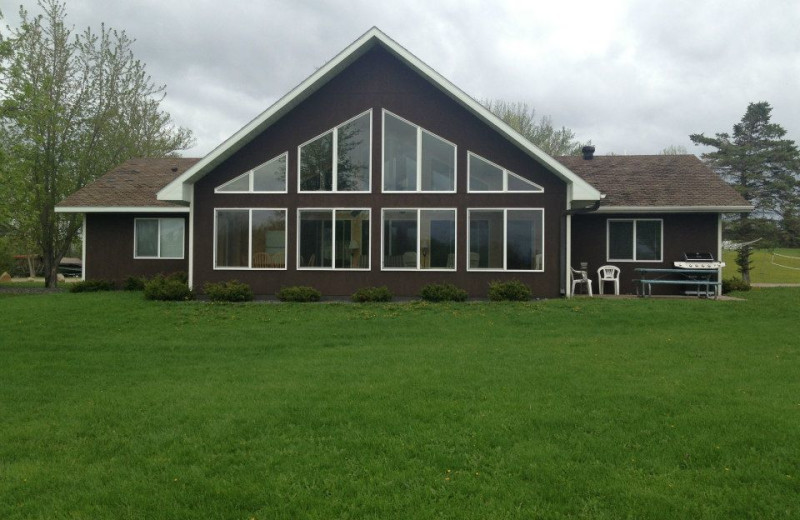 Cabin exterior at Weslake Resort.