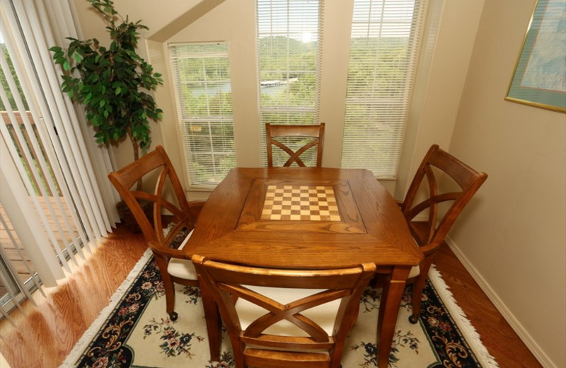 Dining area at Villas by Lantern Bay.