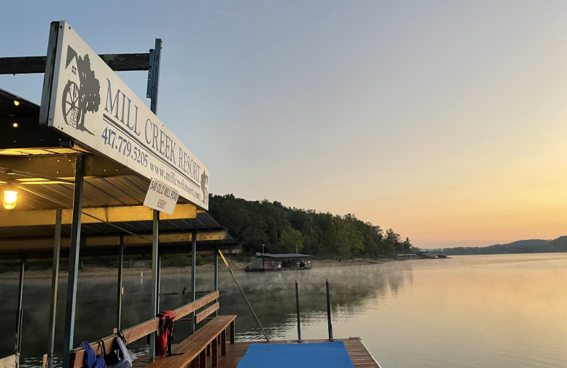 Lake view at Mill Creek Resort on Table Rock Lake.