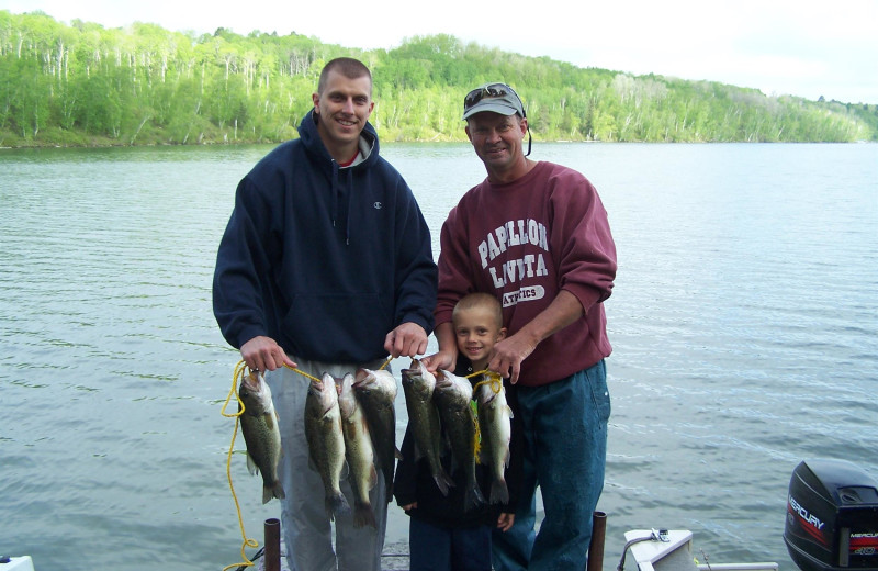 Fishing at Isle O' Dreams Lodge.