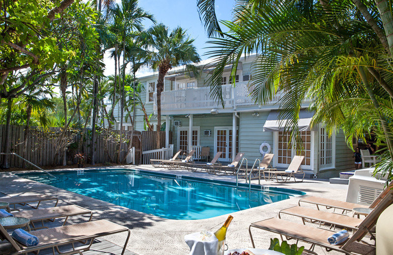 Outdoor pool at Southernmost Inn.