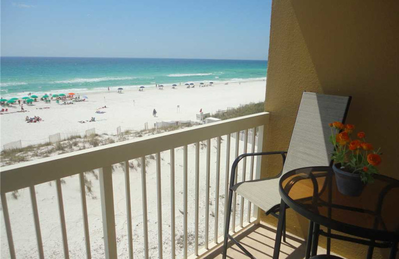 Rental balcony at Have Travel Memories Rentals.