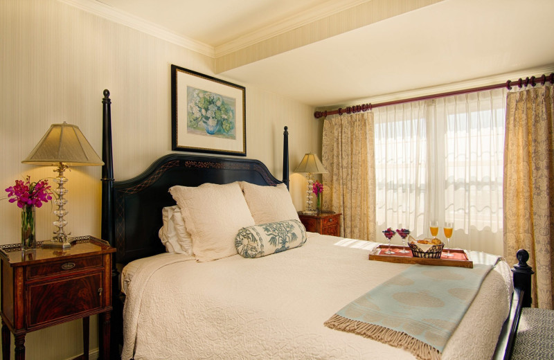 Guest room at Saybrook Point Inn, Marina & Spa.