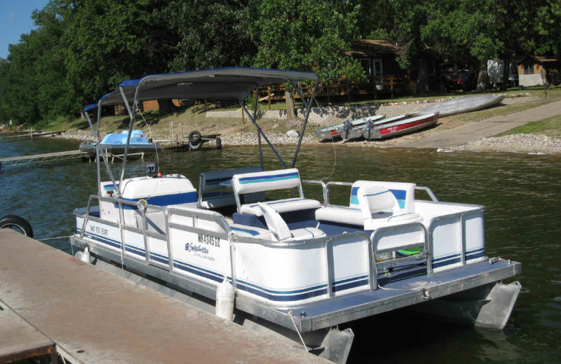 Pontoon at Shady Rest Resort.