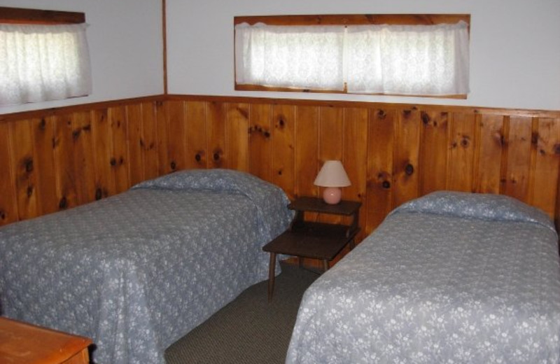 Bedroom at Diamond Cove Cottages.