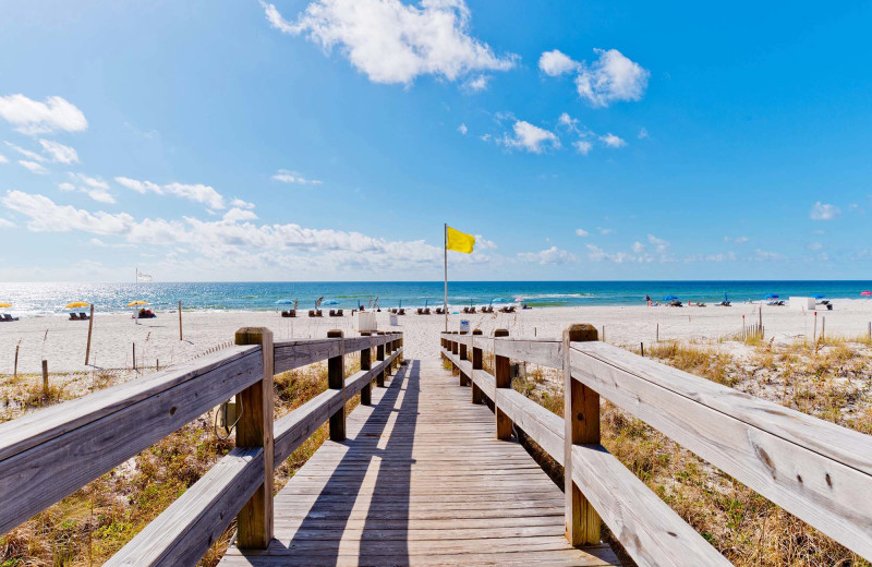 Beach at Pointe South.