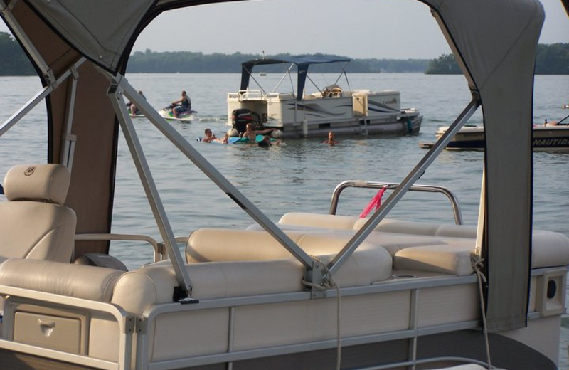 Boating at Bay Pointe Inn.