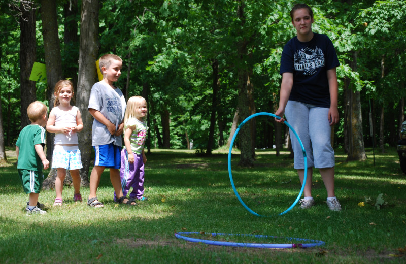 Family activities at Geiger's Trails End.