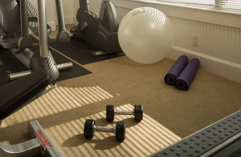 Fitness room at Lord Camden Inn.