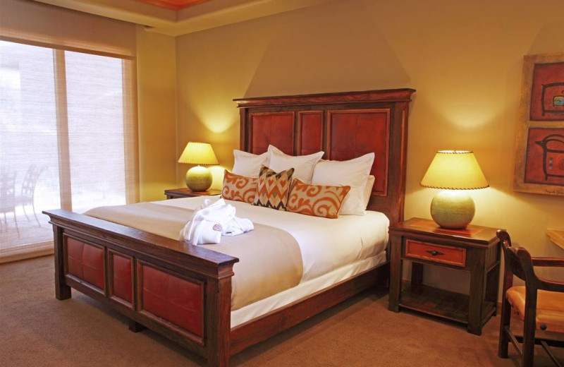 Guest bedroom at The Inn at Entrada.