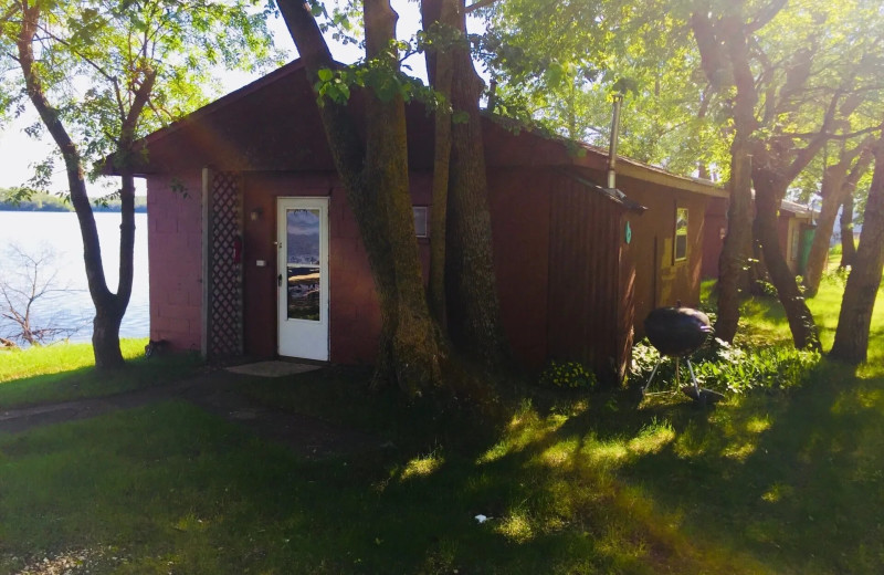 Cabin at Spirit Lake Resort.