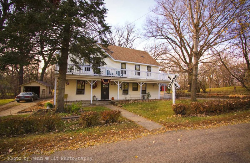 Exterior view of Railroad Inn Bed & Breakfast.
